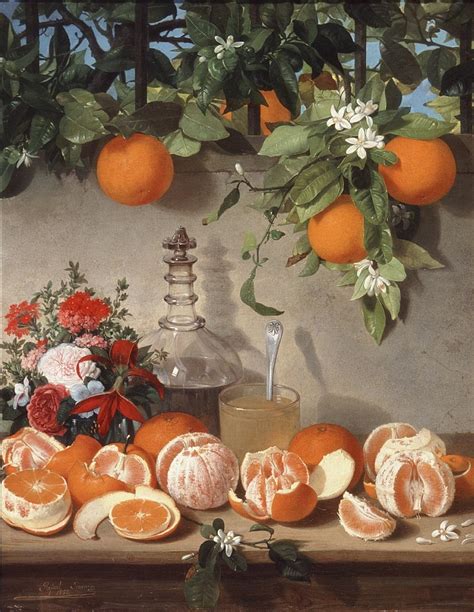 Still Life With Oranges By Rafael Romero Barros Literary Fictions