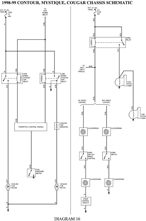 Wiring Diagrams 1998 Ford Contour