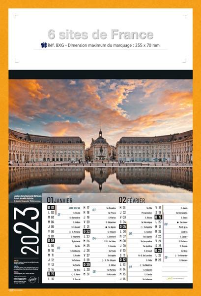 Bloc Calendrier Publicitaire Calendriers Publicitaires Paysages Blocs