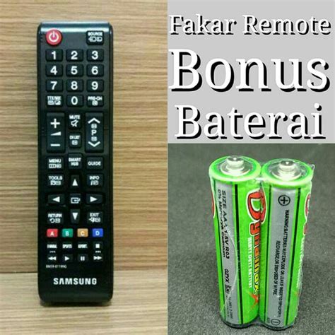 Jual Remot Remote Tv Samsung Lcd Led Smart Hub Original Bn G Di