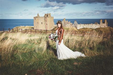 Dunnottar Castle Elopement Scottish Highlands Wedding Photographer