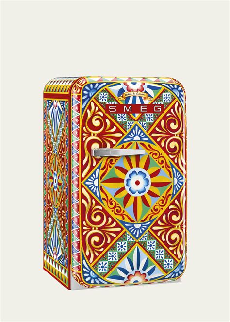 Smeg X Dolce Gabbana Sicily Is My Love FAB5 Mini Fridge Bergdorf Goodman