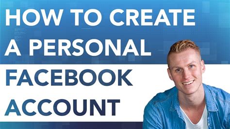 How To Create A Personal Facebook Account YouTube