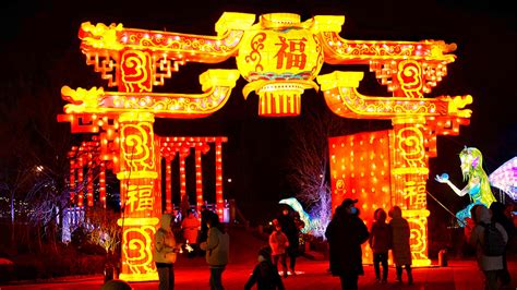 Chine Un Festival De Lumi Res Dalian L Occasion Du Xiaonian