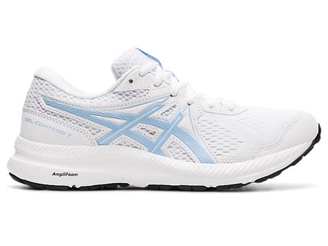 Womens Gel Contend 7 Whitemist Running Shoes Asics