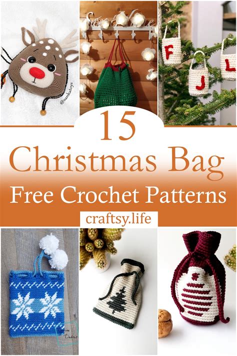 15 Best Crochet Christmas Bag Patterns For Holidays Craftsy