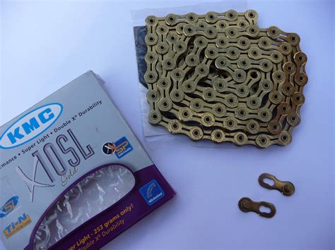 KMC Chain X10 SL Super Light 253g Gold Silver 10 Speed Road MTB Chain