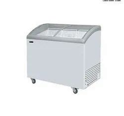 Elanpro Curved Glass Freezer With Led Light Ekg Dlg At Rs