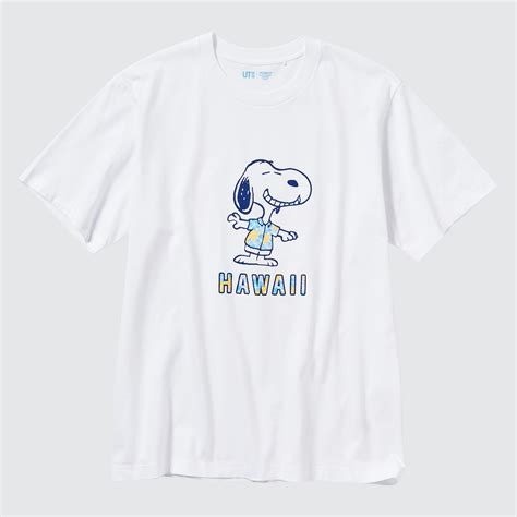 Peanuts Hawaii Ut Short Sleeve Graphic T Shirt Uniqlo Us