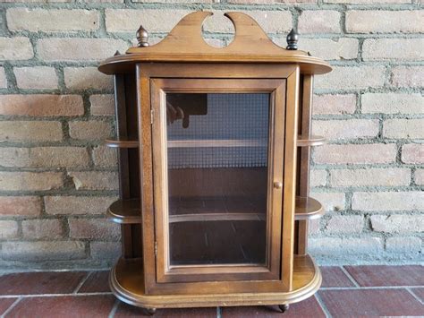 Vitrine Meuble Suspendu Bois Catawiki