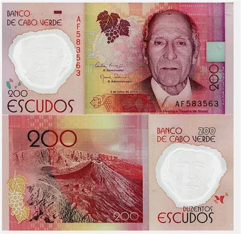 Billete De Cabo Verde 200 Escudos 2014 Polímero Dr Teixeira Meses