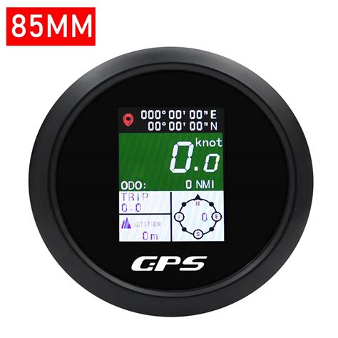 New Mm Mm Tft Screen Speed Gauge Digital Gps Speedometer Mph Kno