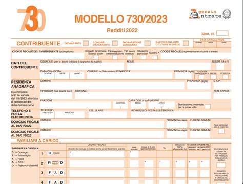 Modello 730 2023 novità istruzioni e PDF da scaricare