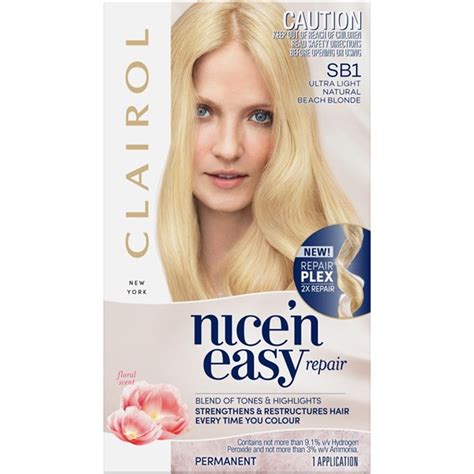 Clairol Nice N Easy Sb Ultra Light Natural Beach Blonde Vantage Pharmacy