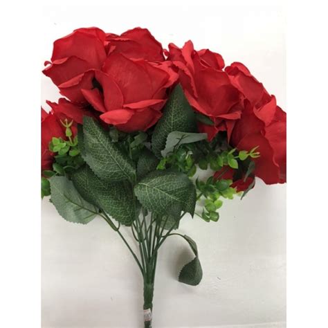 Large Red Rose Artificial Flowers