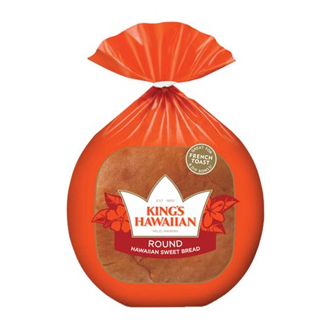 King S Hawaiian Original Hawaiian Sweet Round Bread 16 Ounce Pack Of 2