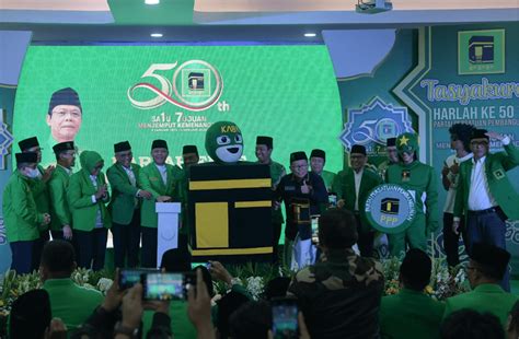 Harlah Emas PPP Ke 50 Tahun Satu Tujuan Menjemput Kemenangan Partai