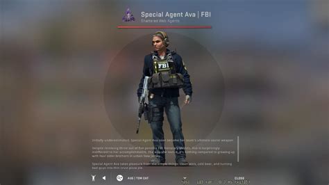 Csgo Special Agent Ava Fbi Video Gaming Gaming Accessories In Game