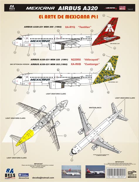 8aDecs Decals Catalogue El Arte De Mexicana Pt1