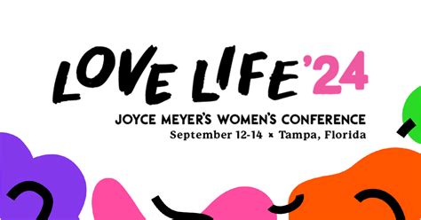 Joyce Meyer Conference Tampa Florida Dates Issy Rhodia