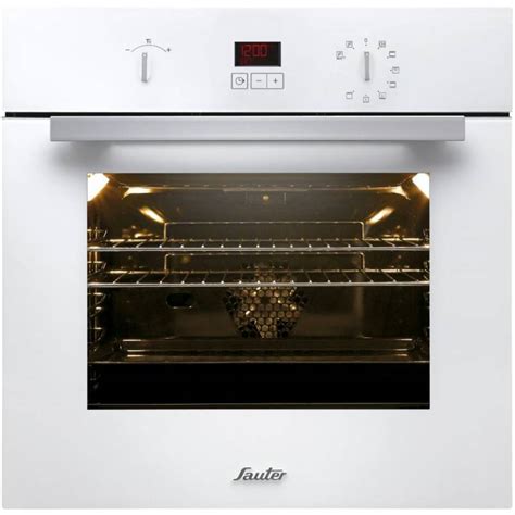 Buy Online Sauter Built In Oven Pyrolytic 53L SFP3010W In Israel