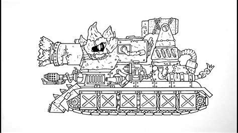 How To Draw Cartoon Tank Super Rubbish Monster HomeAnimations