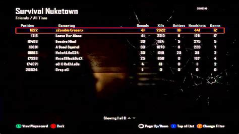 Black Ops Zombie Stats And Leaderboards Youtube