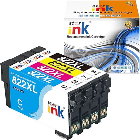 822xl Ink Cartridges With 2023latest Chip High Yield