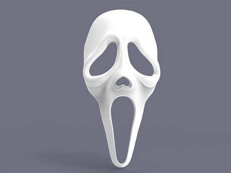 Ghostface Scream mask DBD 3D model 3D printable | CGTrader