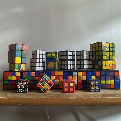 rubiks cube collection image   stockcake