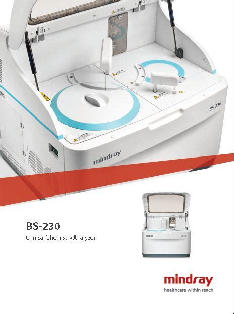 Bs Fully Auto Biochemistry Analyzer Concordia Public Co Ltd