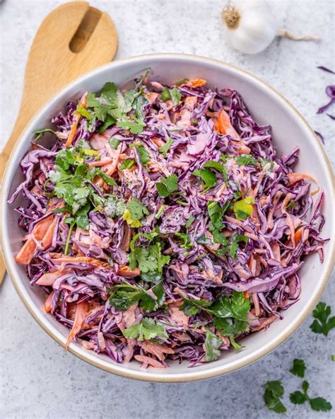 Zesty Purple Cabbage Slaw Clean Food Crush