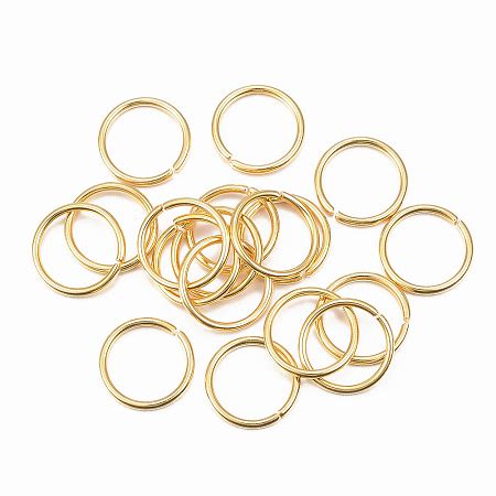 Honeyhandy Stainless Steel Jump Rings Open Jump Rings Golden