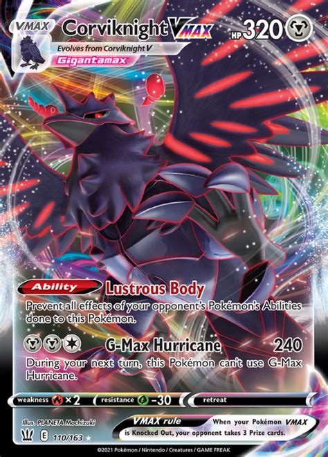 Corviknight Vmax Battle Styles Rare Holo Vmax Pokemon Tcg Digitaltq