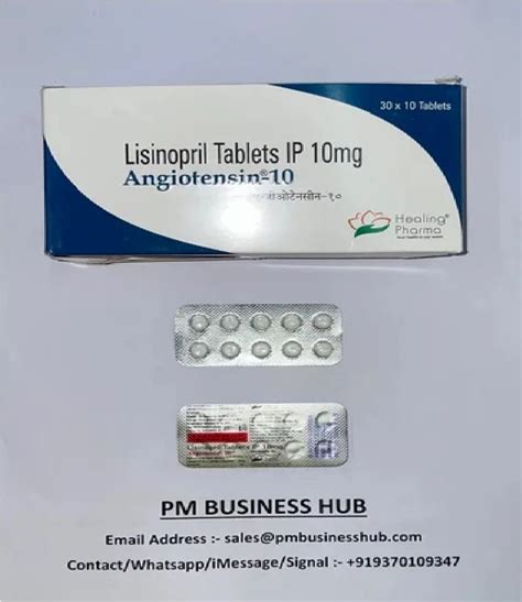 Lisinopril Tablets Ip 10 Mg At Rs 400 Stripe Zestril In Nagpur ID