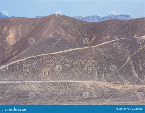 Palpa Lines And Geoglyphs Peru Stock Photo Image Of Artistic Arid