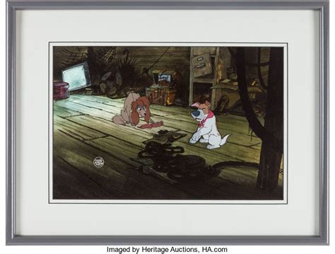 Oliver And Company Dodger And Rita Production Cel Walt Disney Lot 97139 Heritage Auctions