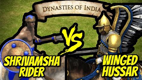 Elite Shrivamsha Riders Vs Poles Winged Hussars Aoe Ii