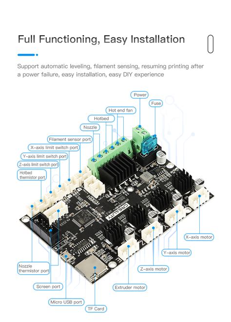 Creality D Parts Silent Mainboard For Ender V Ender Pro Ender