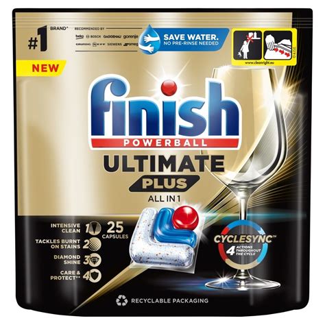 Finish Ultimate Plus Fresh Kapsułki do mycia naczyń w zmywarce 305 g