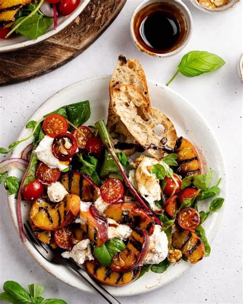 Grilled Peach And Burrata Salad The Last Food Blog