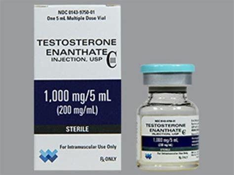 Testosterone Enanthate C Iii Mg Ml Mdv Ml Vial Mcguff