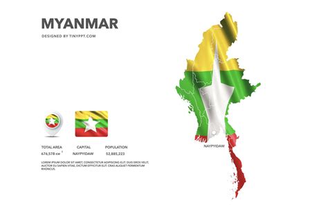 Myanmar Map Slide Powerpoint Countrymap Ppt Check More At Https