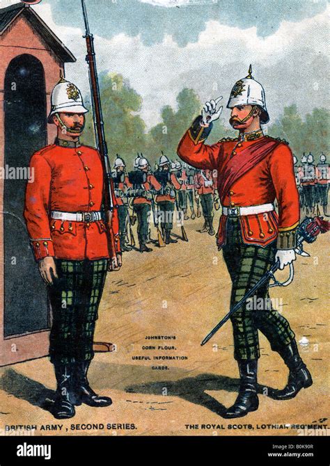 The Royal Scots Lothian Regiment 20th Century Artist Unknown Stock