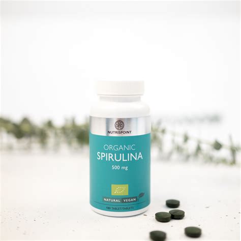 Organic Spirulina Tablets Mg Nutrispoint