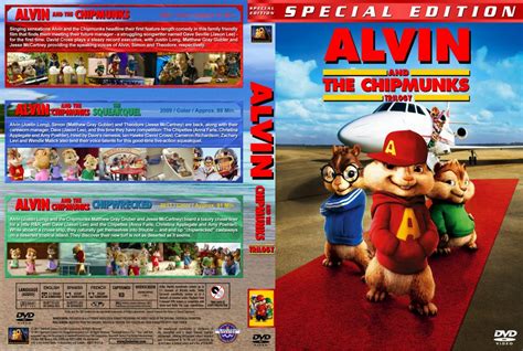 Alvin And The Chipmunks Trilogy Movie Dvd Custom Covers Alvin