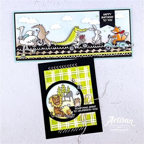 Zany Zoo Crew July Artisan Project Karen Hadler Stamping Bees