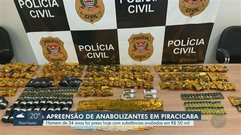 Deic Apreende Anabolizantes Avaliados Em R 50 Mil E Suspeito é Detido