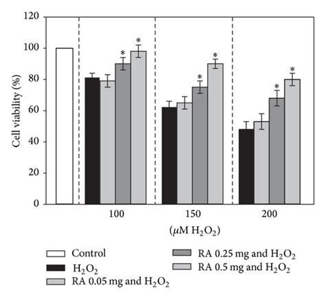 Effect Of Different Concentrations Of H O And Ra On Hacat Cell