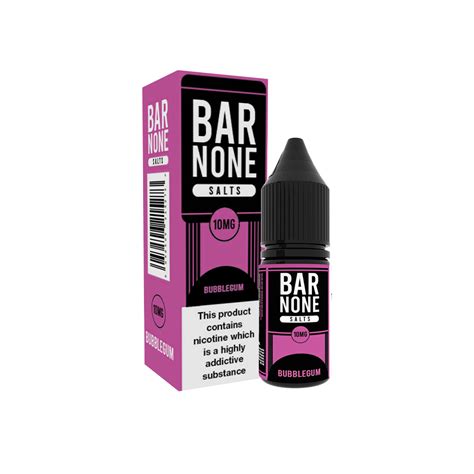 Bar None Salt Bubblegum 10ml Only 399 At The Ace Of Vapez The Ace Of